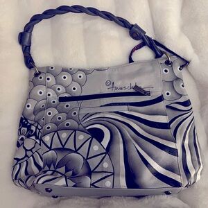 Anuschka Patchwork in Pewter Bag